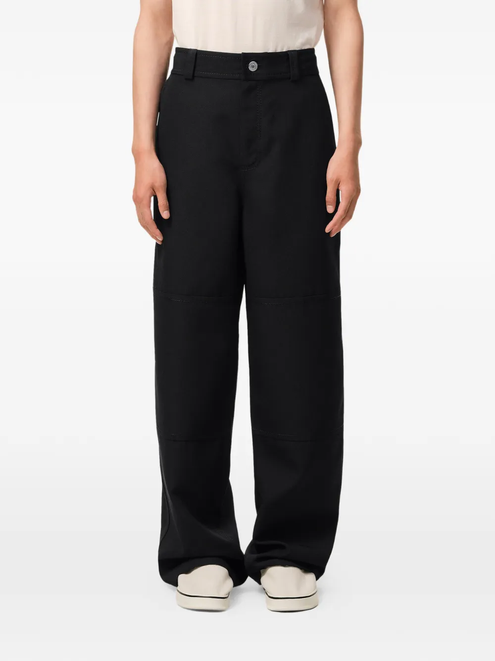 AMI Paris Wollen broek Zwart