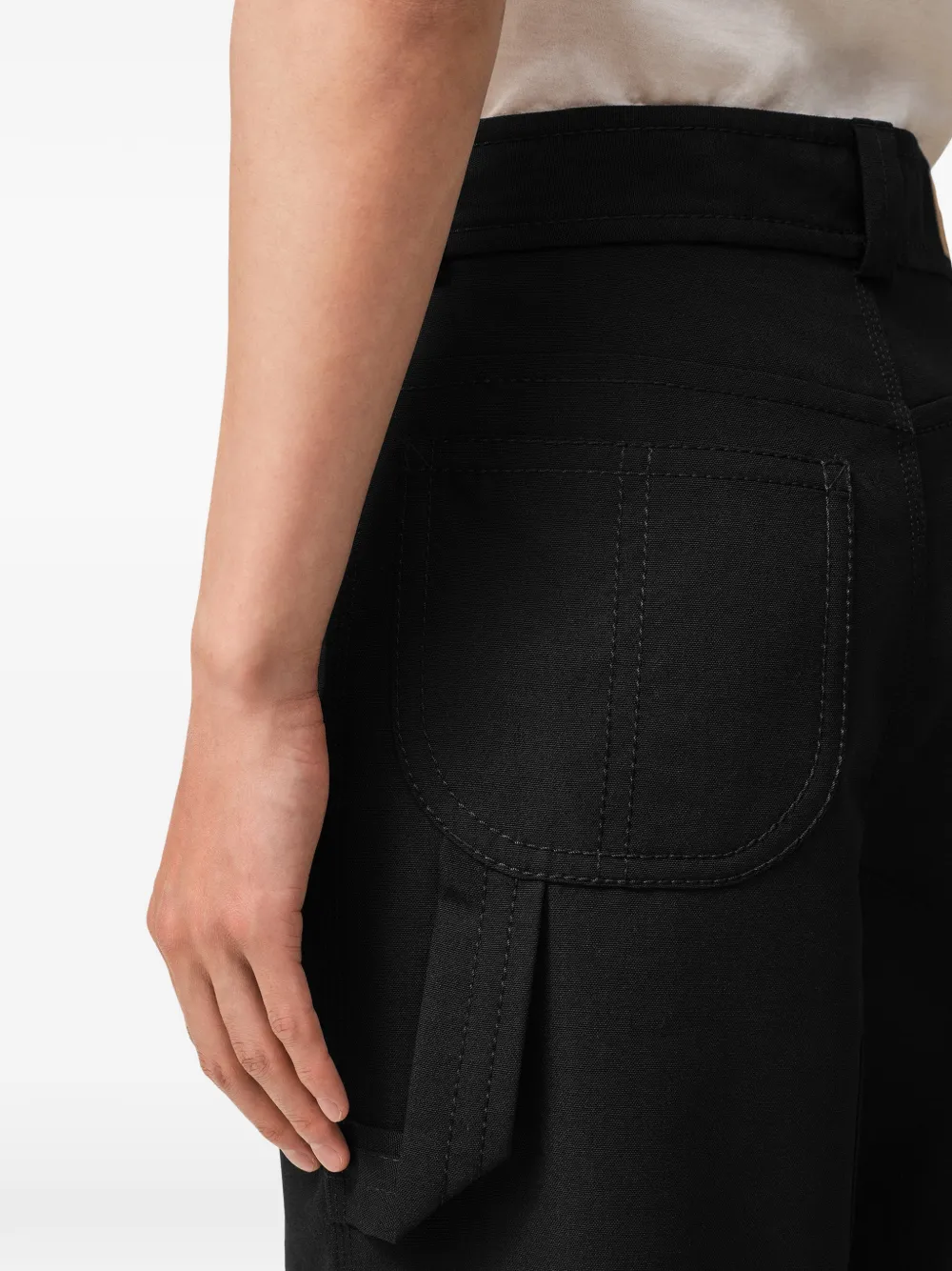 AMI Paris Wollen broek Zwart