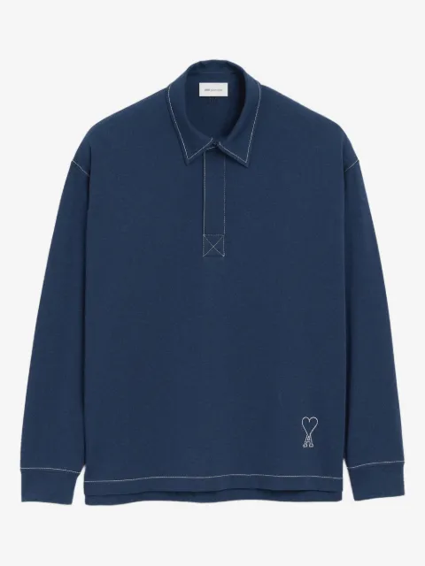 AMI Paris playera tipo polo Ami De Coeur
