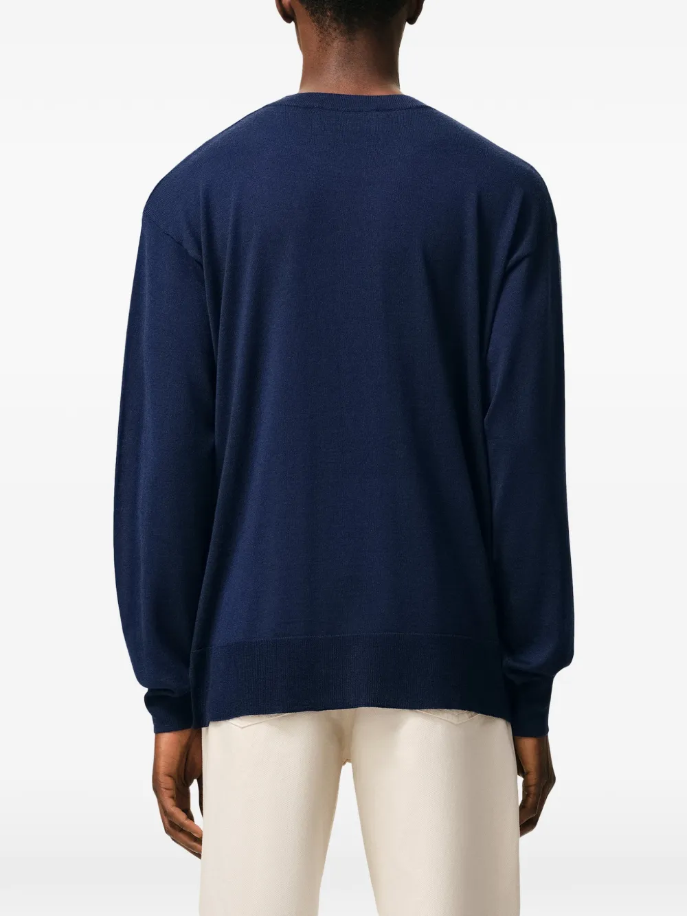 AMI Paris Ami De Coeur trui met ronde hals Blauw