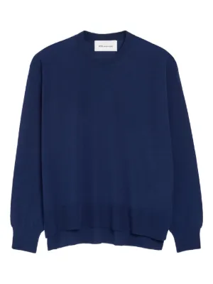 AMI Paris Ami De Coeur crew-neck Sweater | Blue | FARFETCH