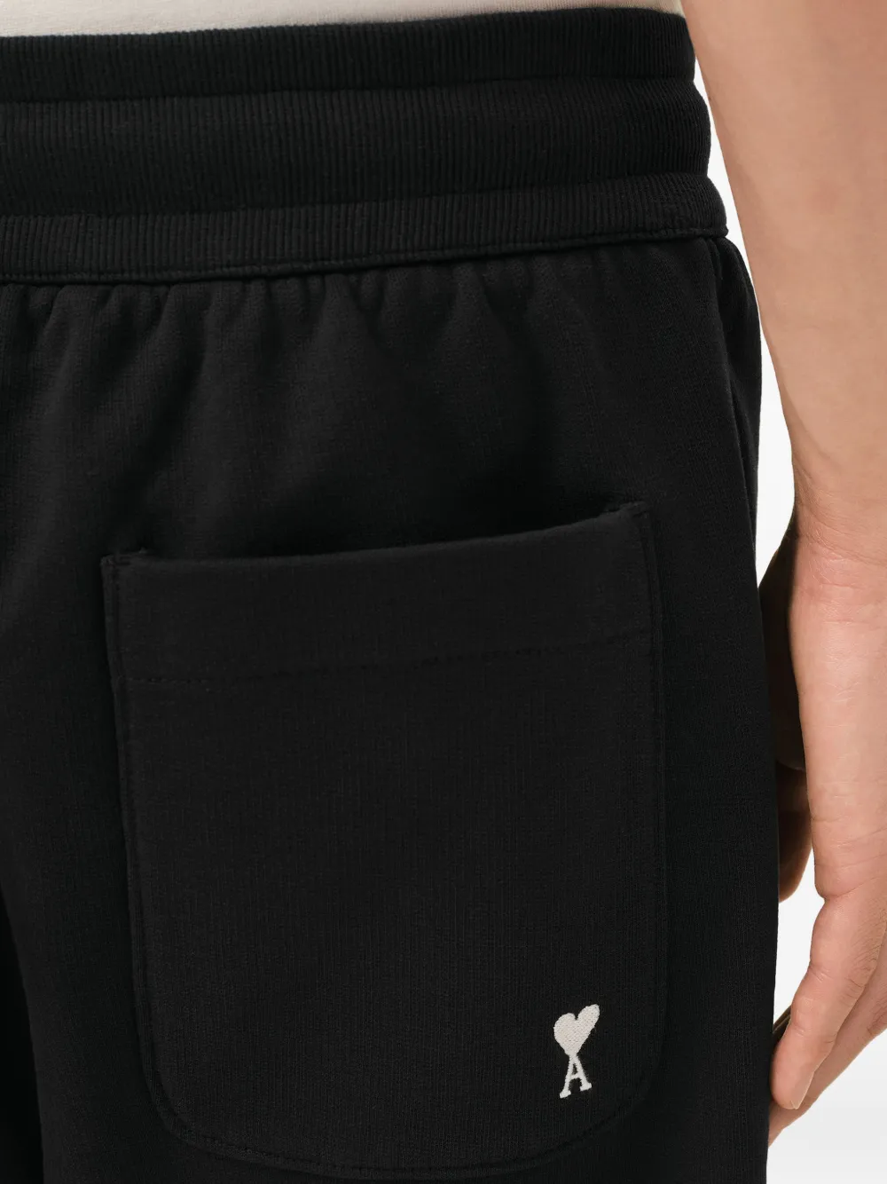 AMI Paris Trainingsshorts met logo Zwart