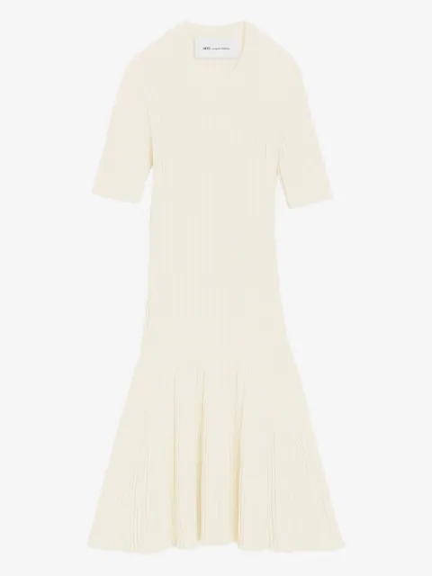 AMI Paris vestido corto de canalé
