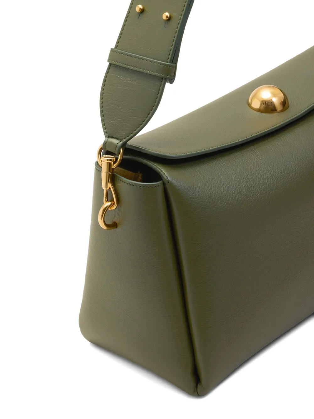 AMI Paris Medium Carrousel schoudertas Groen