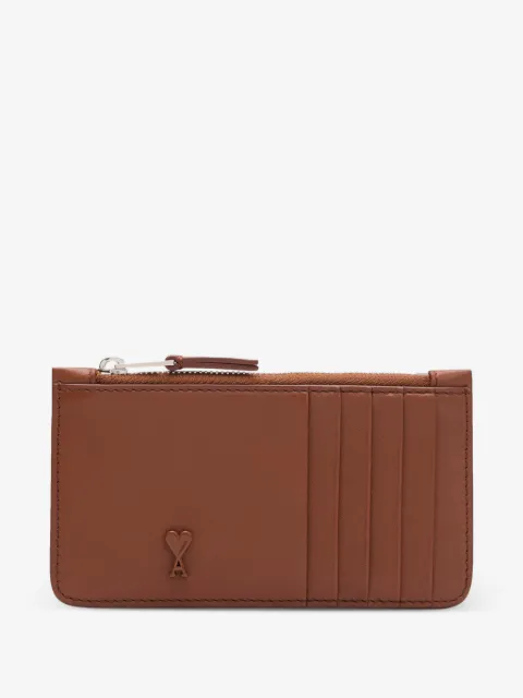 AMI Paris Ami De Coeur zipped card holder