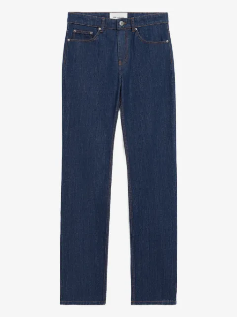AMI Paris raw classic fit jeans