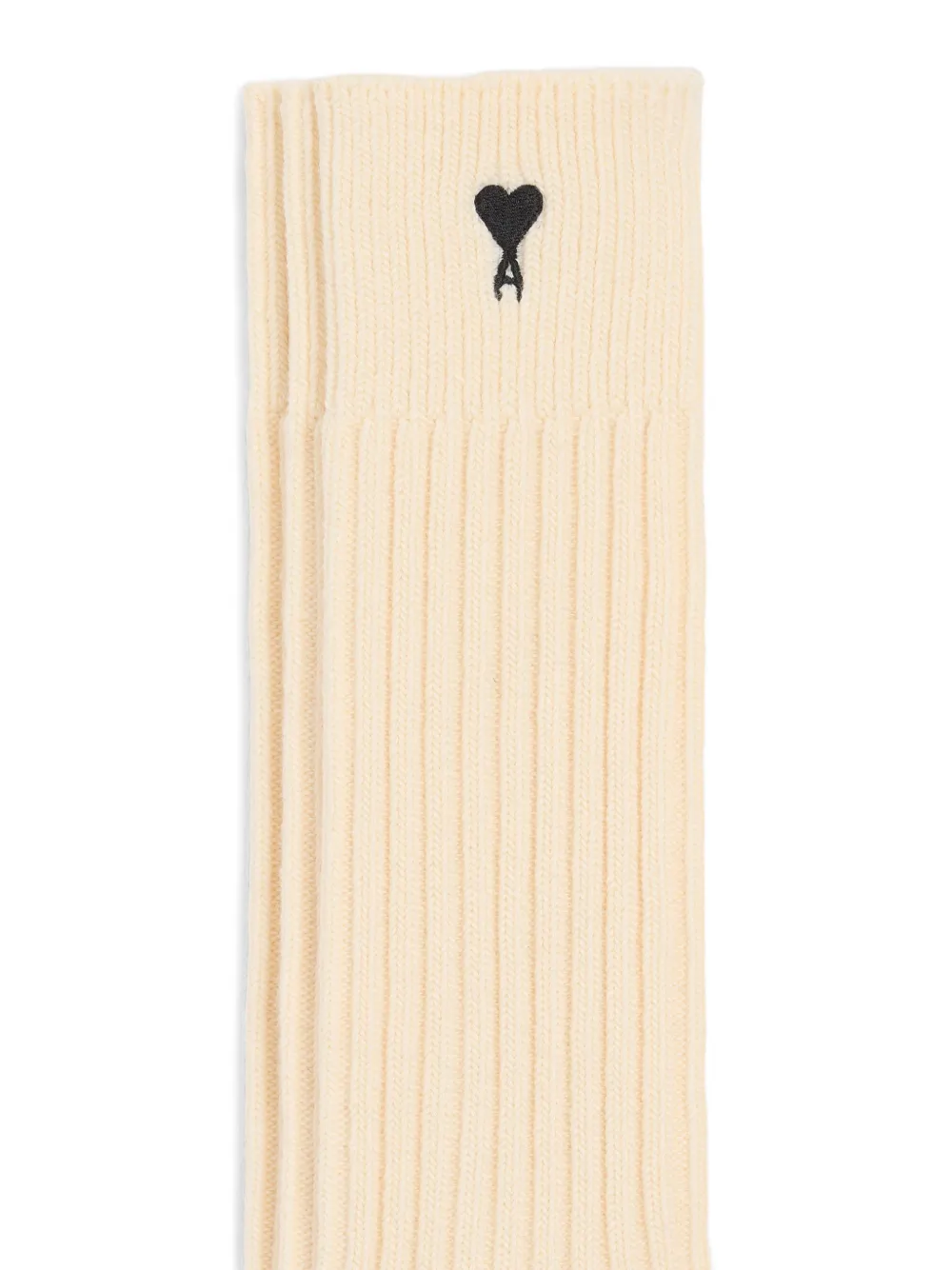 AMI Paris Drie paar zwarte Ami de Coeur sokken Beige