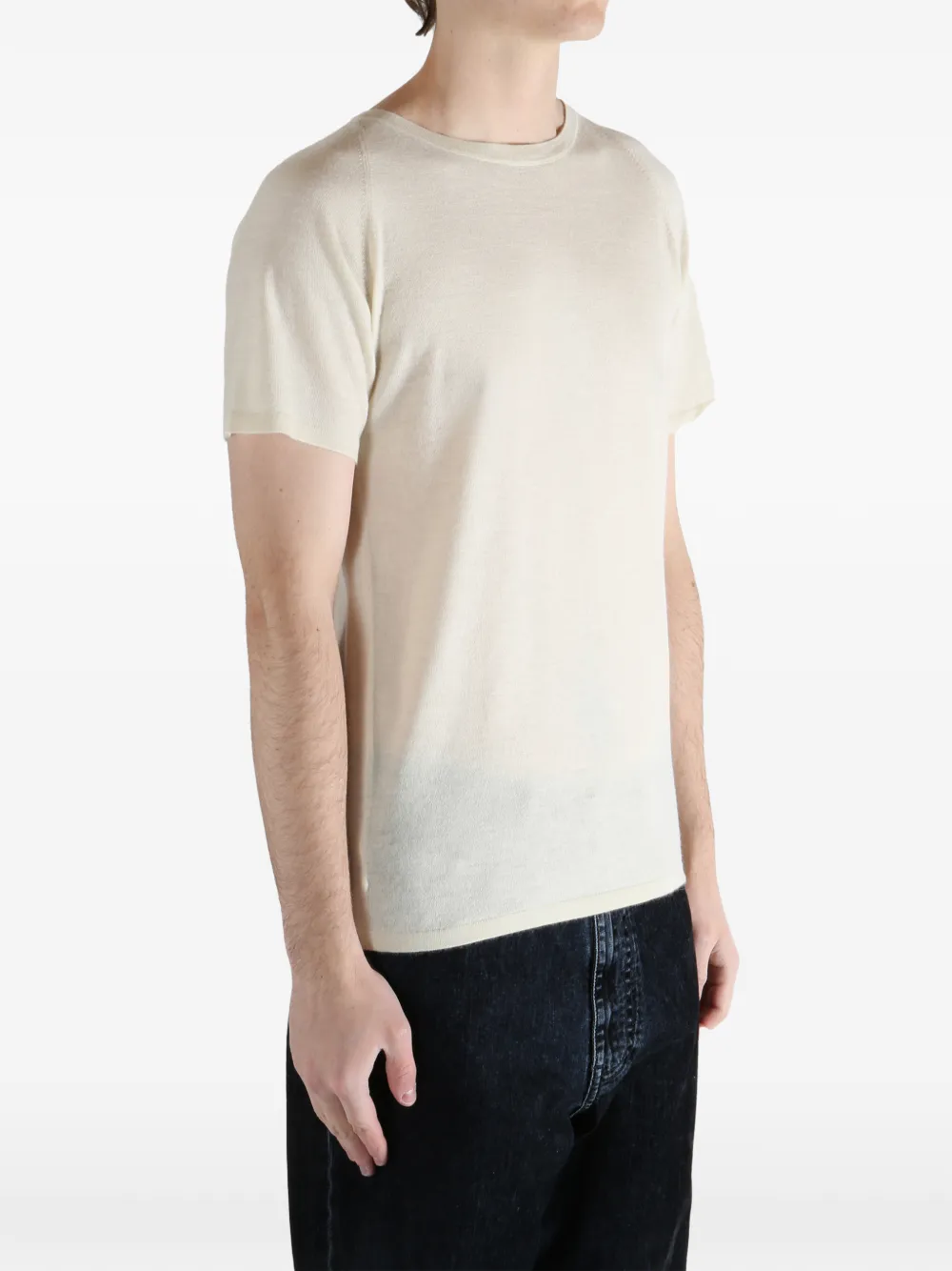  Frenckenberger Raglan-sleeve T-shirt - Neutrals 