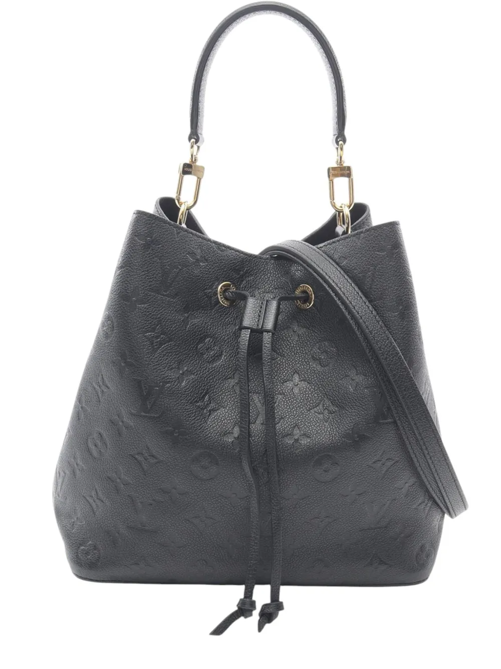Louis Vuitton Pre-Owned 2021-2025 Monogram Empreinte Neonoe MM bucket bag - Nero