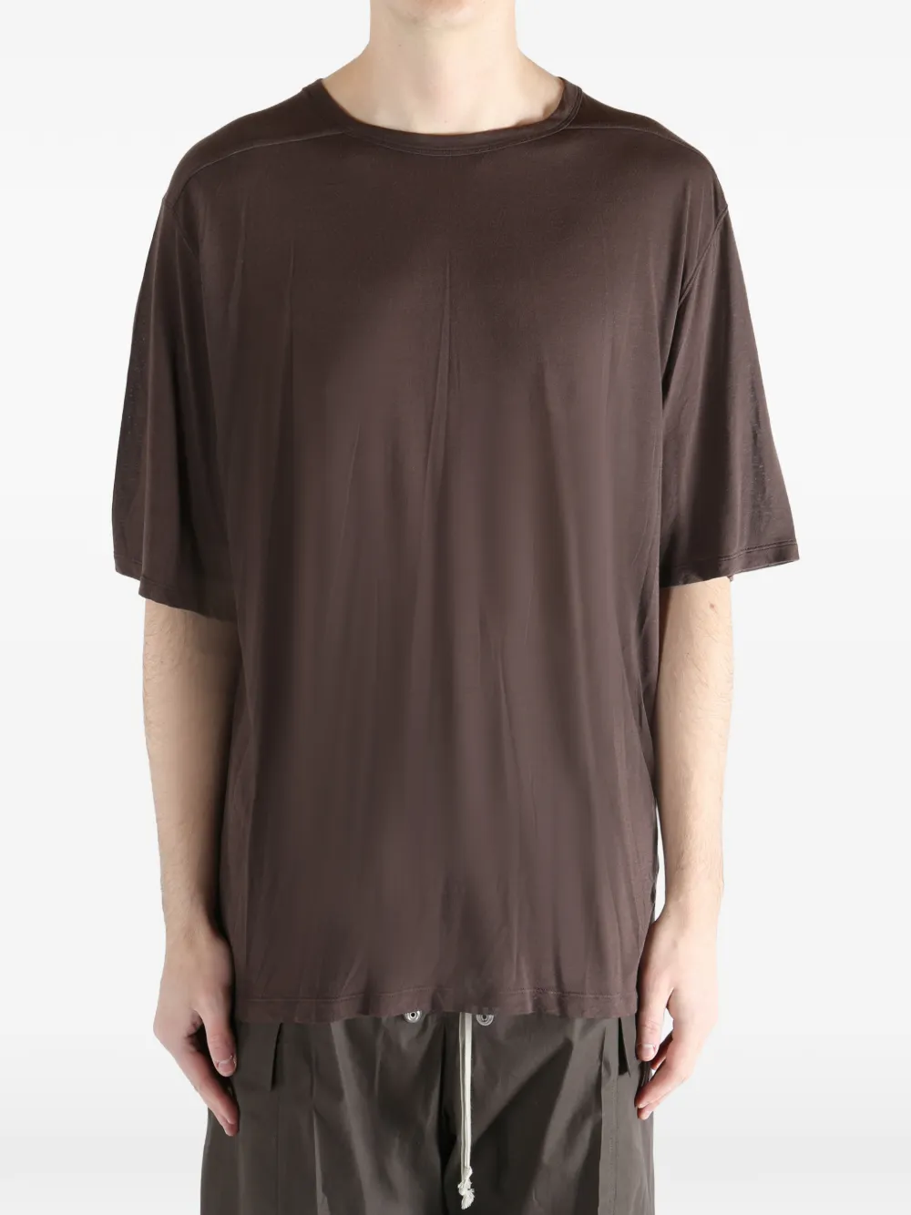 Rick Owens T-shirt met korte mouwen Bruin