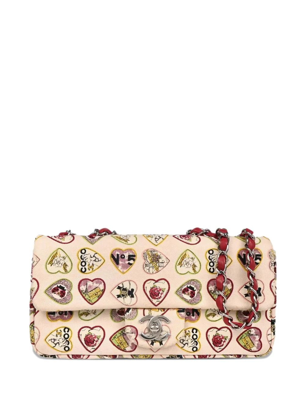 CHANEL Pre-Owned Borsa a spalla Valentine in tela 2006 - Rosa