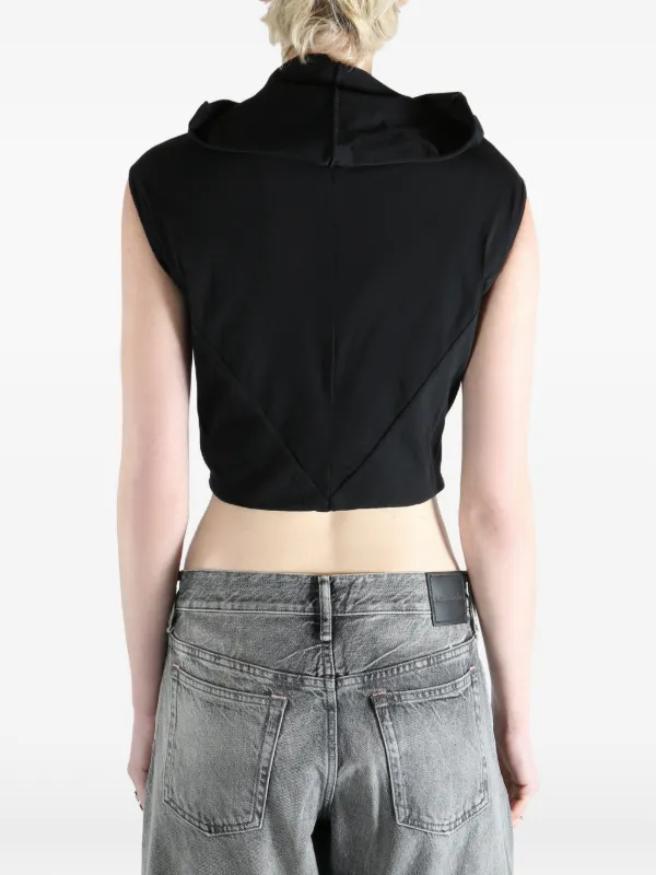Rick Owens Shroud ノースリーブトップ | ブラック | FARFETCH JP