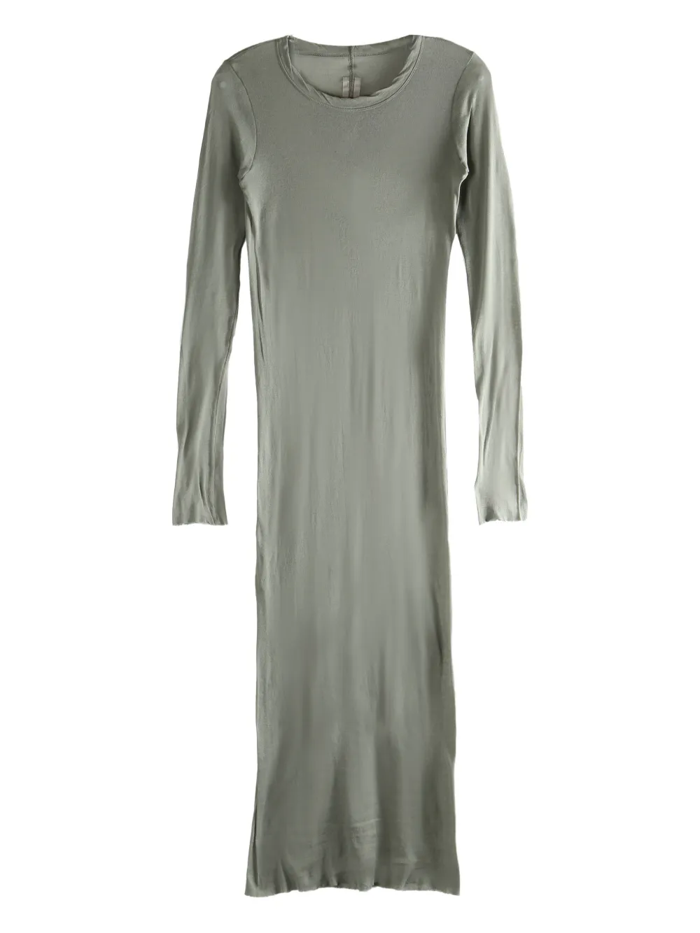 Rick Owens long-sleeve midi dress - Grey