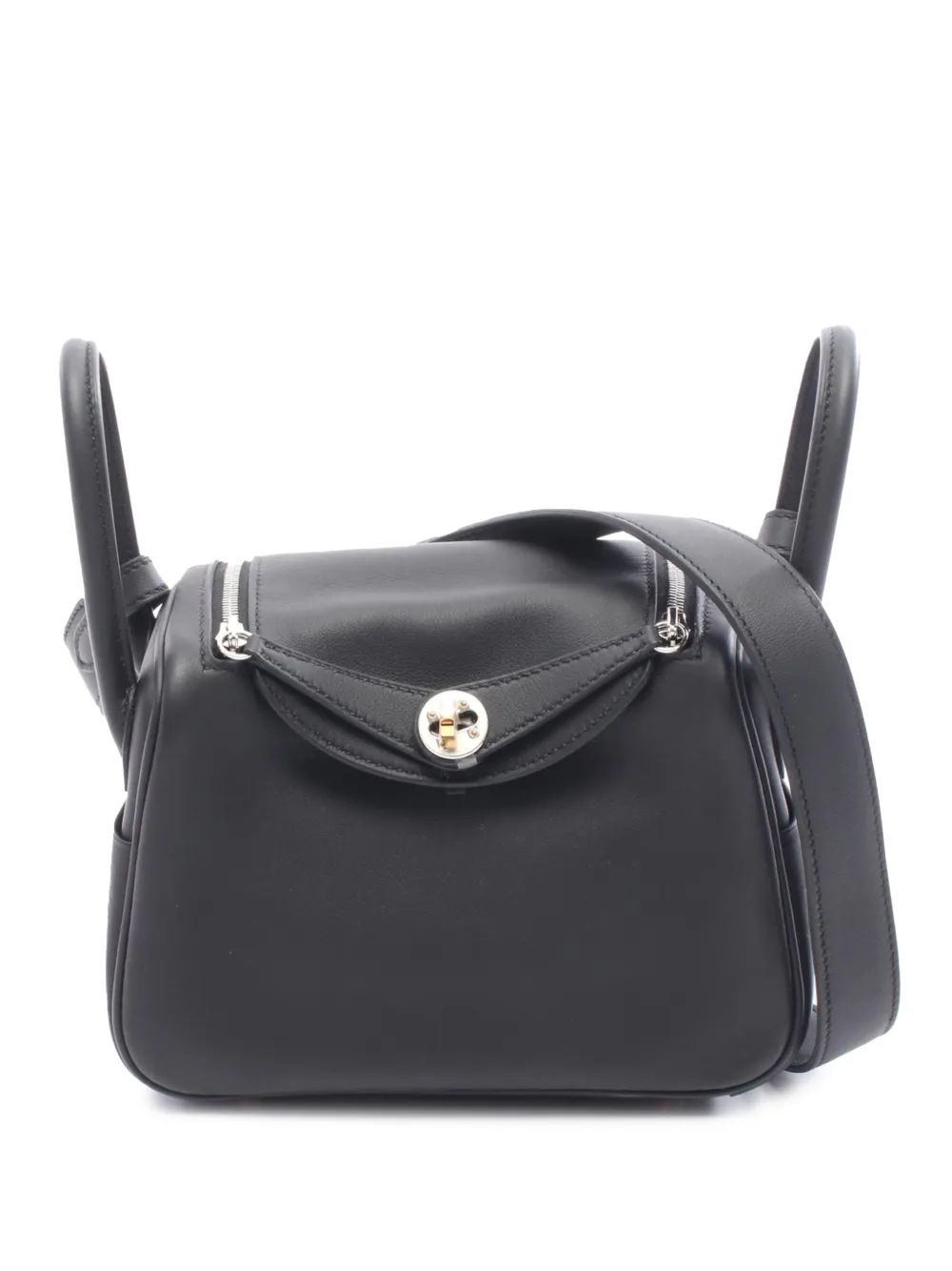 Hermès Pre-Owned 2025 Mini Swift Lindy 20 shoulder bag | Black | Image 1