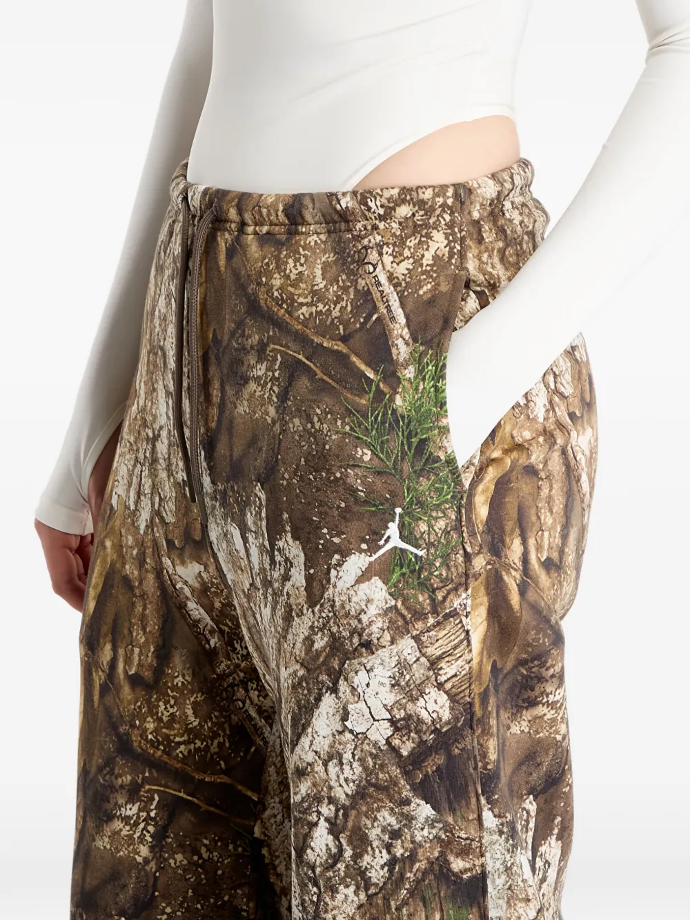 Jordan Trainingsbroek met elastische taille Bruin