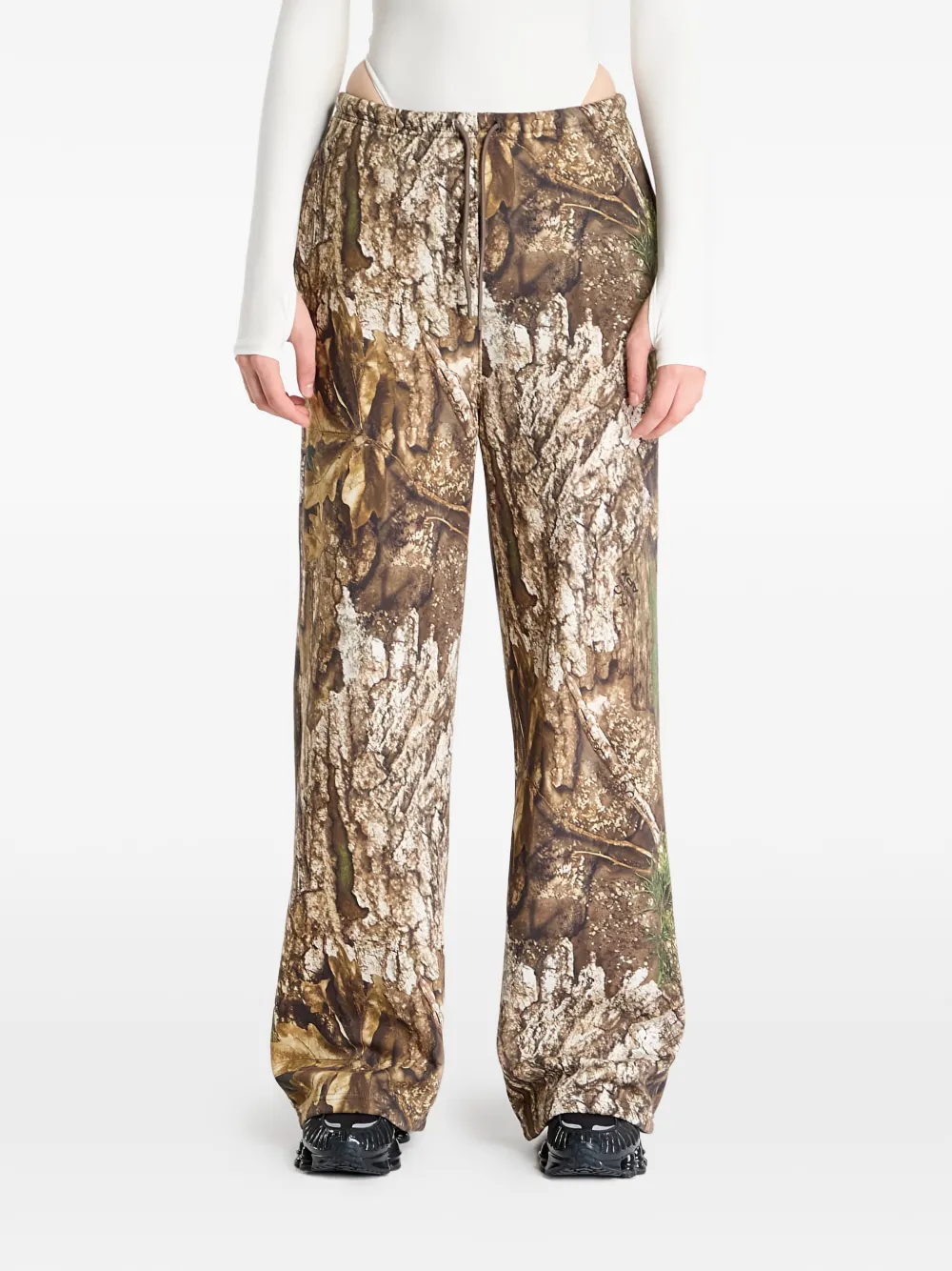 Jordan elasticated-waistband track pants - Marrone