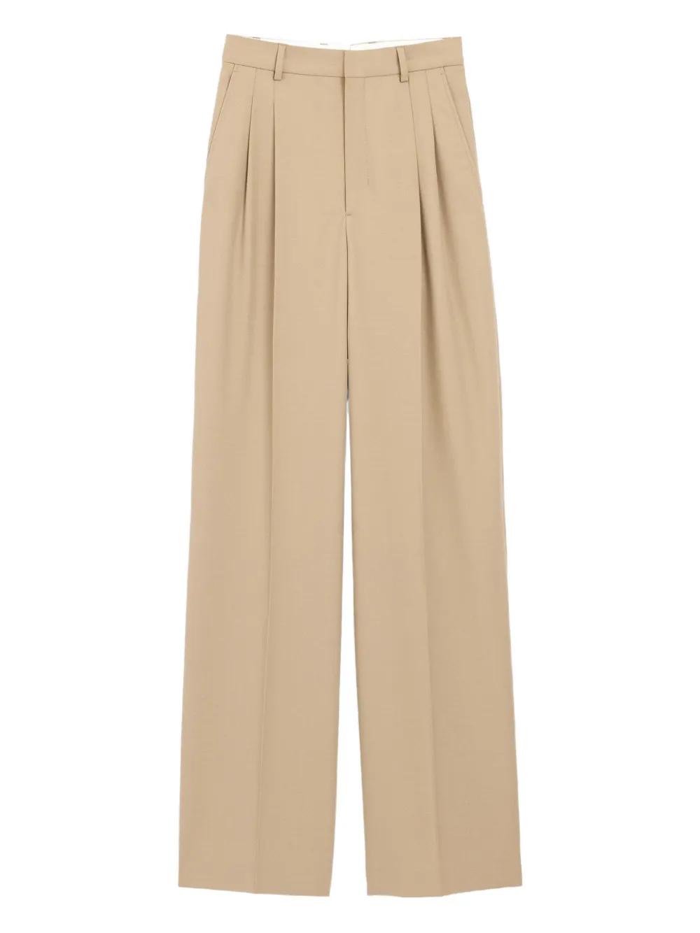 AMI Paris high-waisted pleated trousers - Neutrals