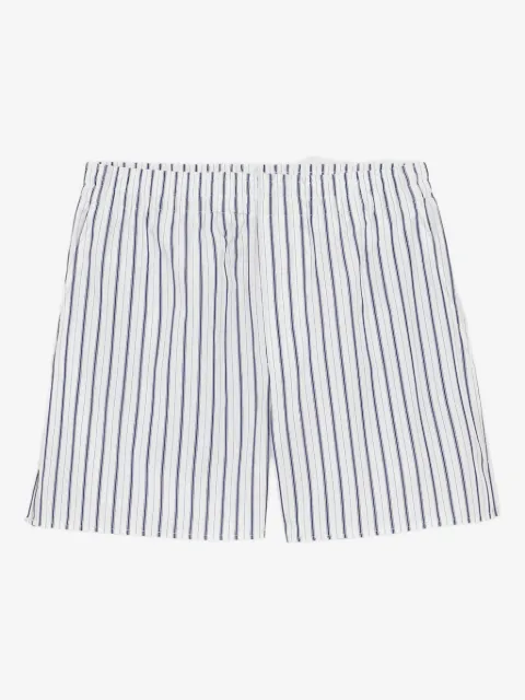 AMI Paris shorts con pretina elástica y motivo de rayas