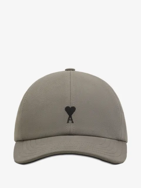 AMI Paris cotton Ami De Coeur embroidery cap
