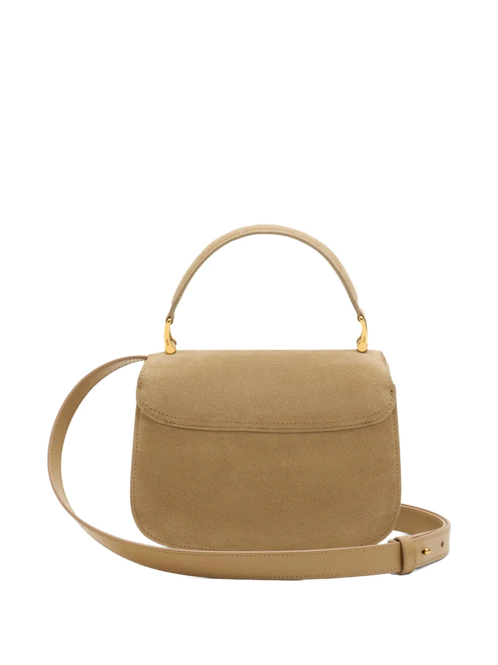 AMI Paris shopper met handgreep Beige