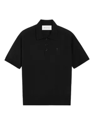 AMIRI MA Quad Polo Shirt | Black | FARFETCH