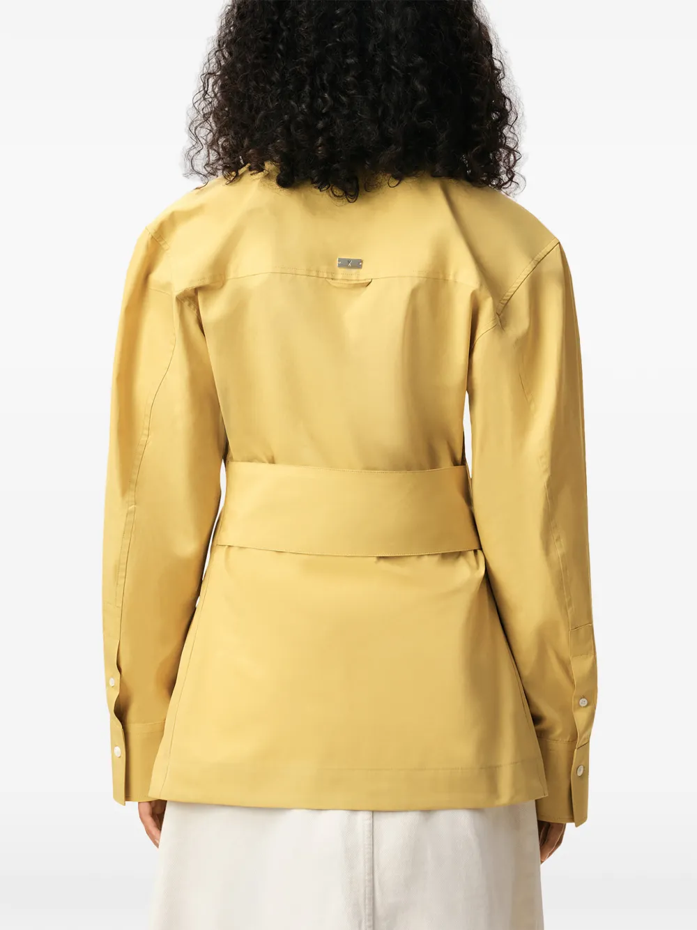  Ami Paris Long-sleeve Pocket Shirt - Yellow 