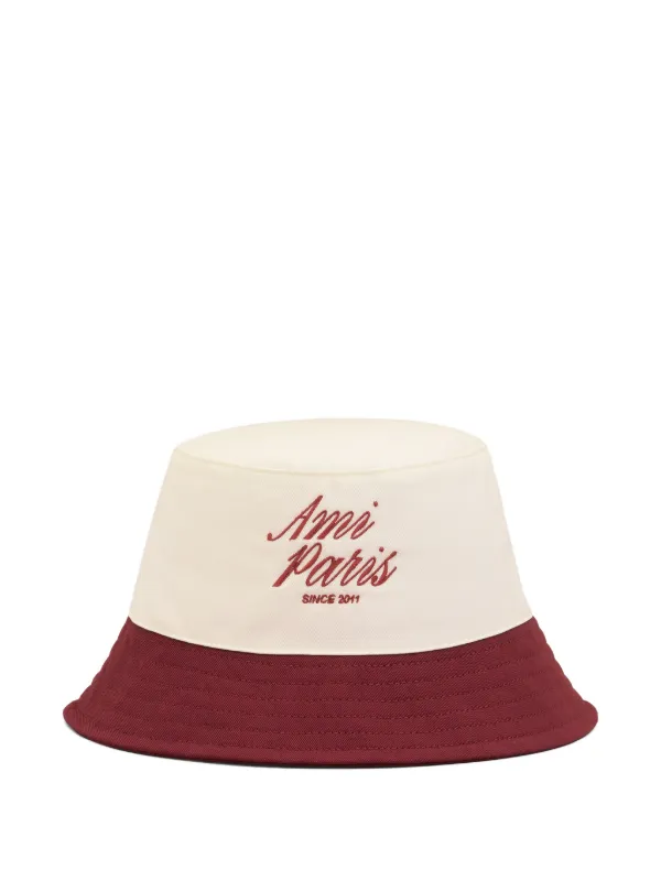 AMI Paris Ami Paris バケットハット | ニュートラル | FARFETCH JP