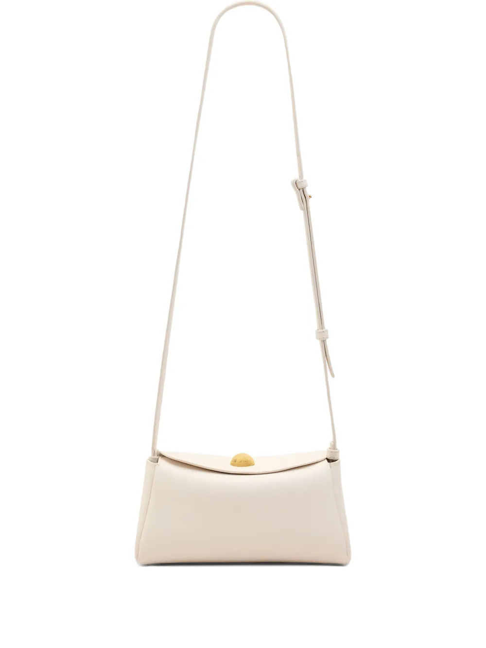 AMI Paris mini carrousel leather ccross body bag - Toni neutri