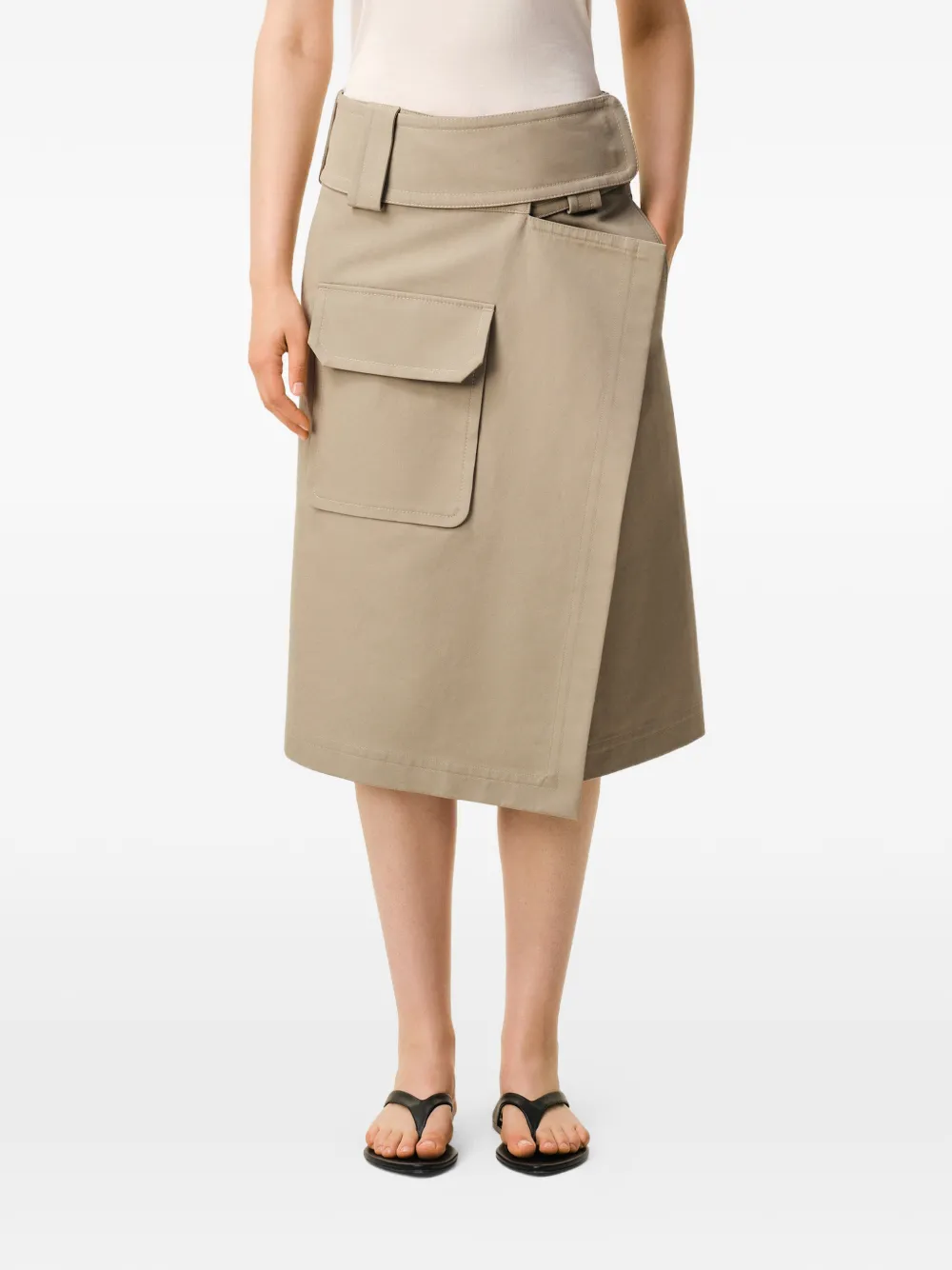 AMI Paris Gonna midi a portafoglio - Toni neutri