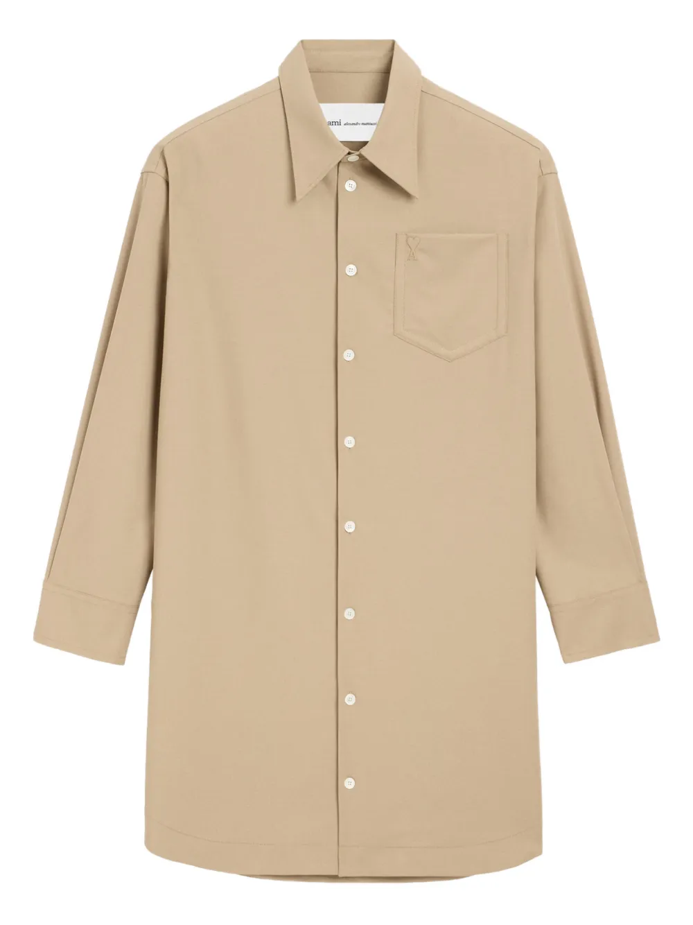 AMI Paris Chemisier Ami de Coeur - Toni neutri