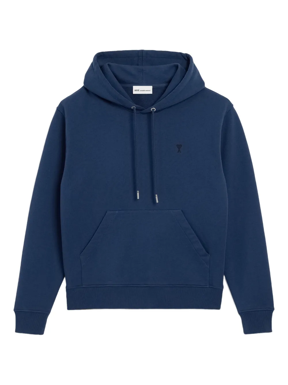 AMI Paris Ami De Coeur embroidered hoodie - Blu