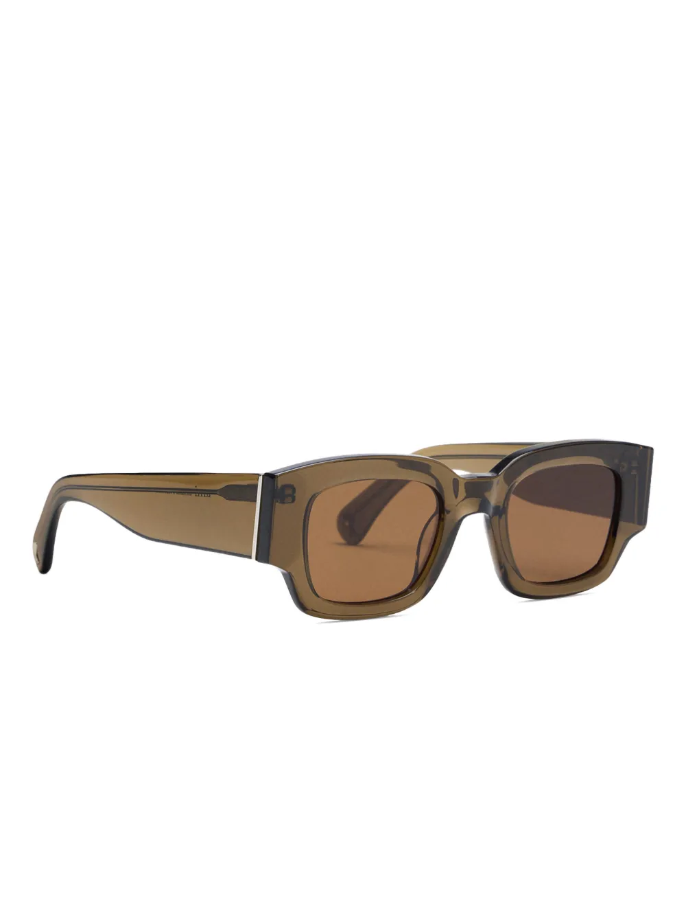  Ami Paris 75001 Square-frame Sunglasses - Brown 