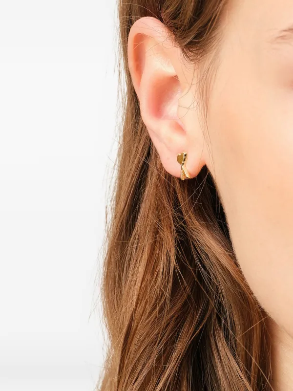 AMI Paris Ami De Coeur Stud Earrings | Gold | FARFETCH