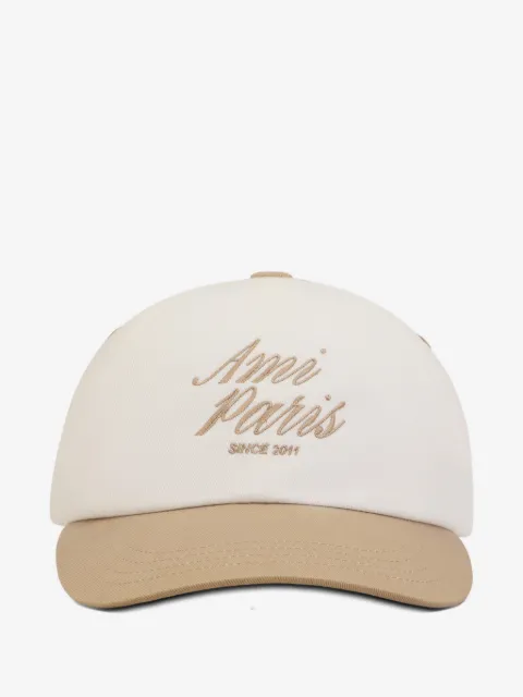 AMI Paris and white bicolor cotton Ami Paris cap