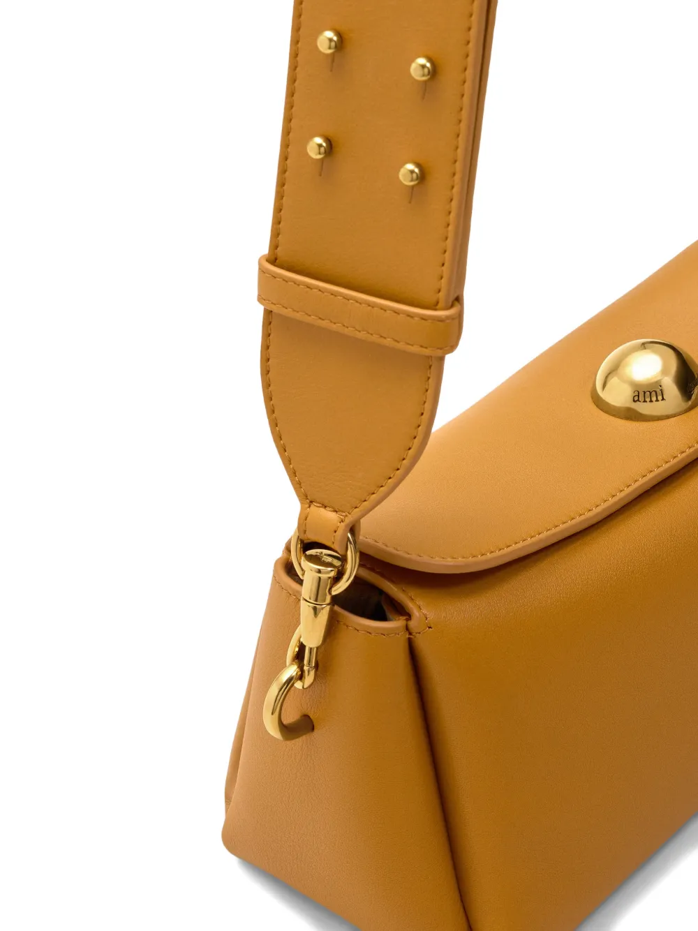 mini Carrousel leather shoulder bag