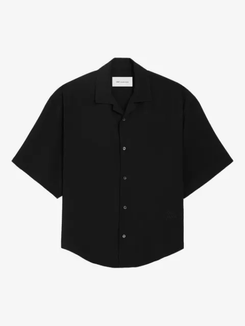 AMI Paris short sleeve embroidered Ami Paris boxy shirt