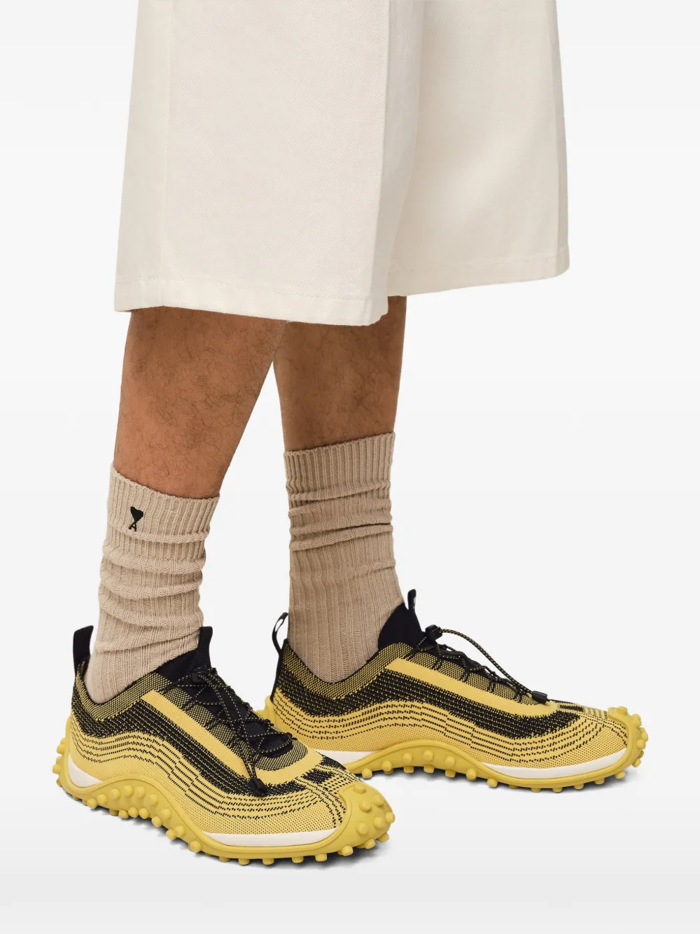 AMI Paris Mirage sneakers Geel