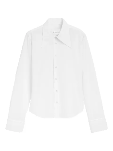 AMI Paris Sharp-collar fitted shirt