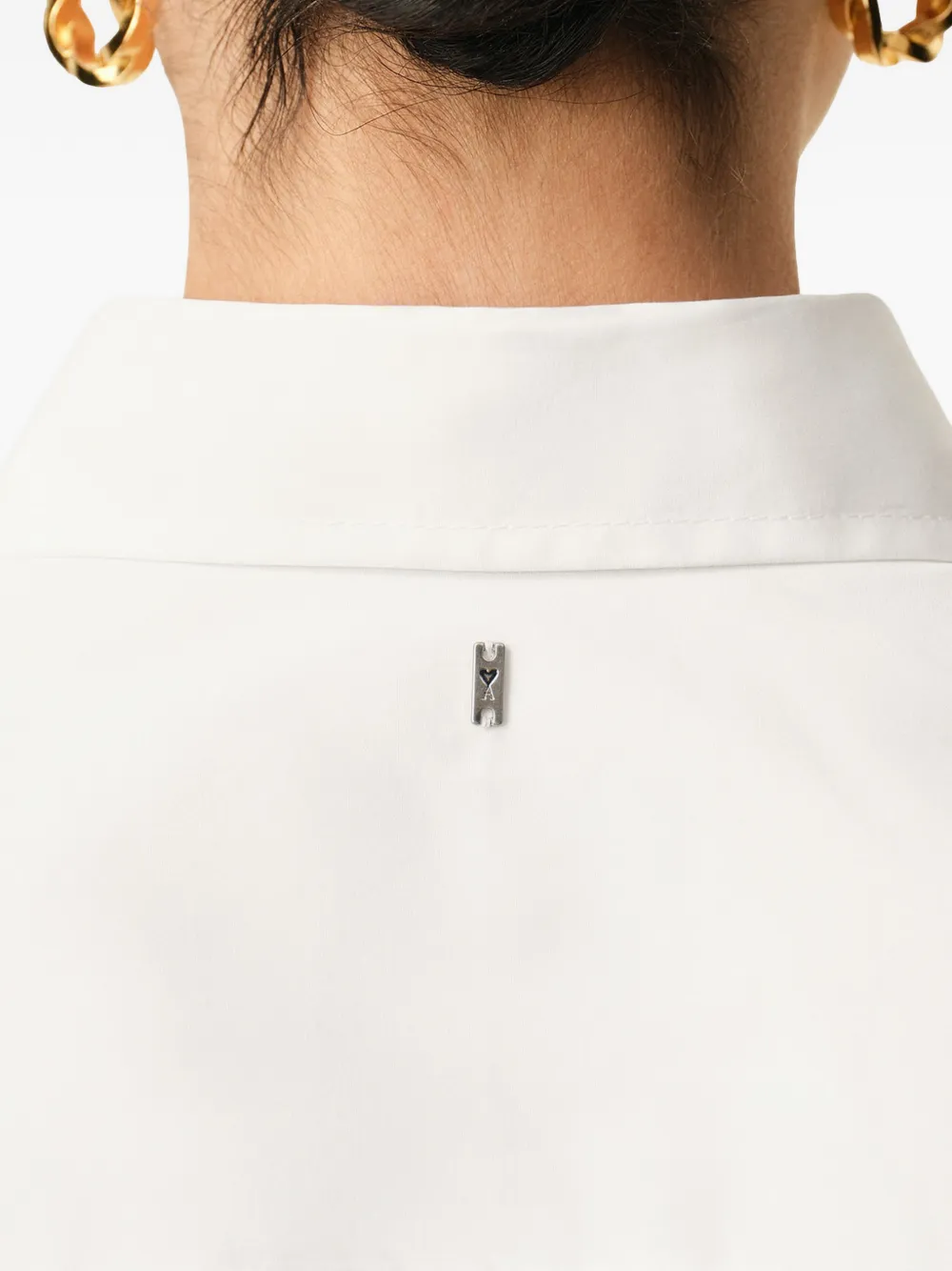 AMI Paris Blouse met knopen Wit