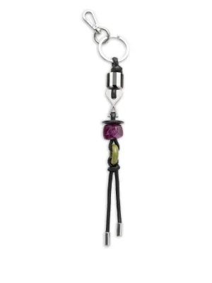 LEMAIRE Beaded Keychain | Black | FARFETCH
