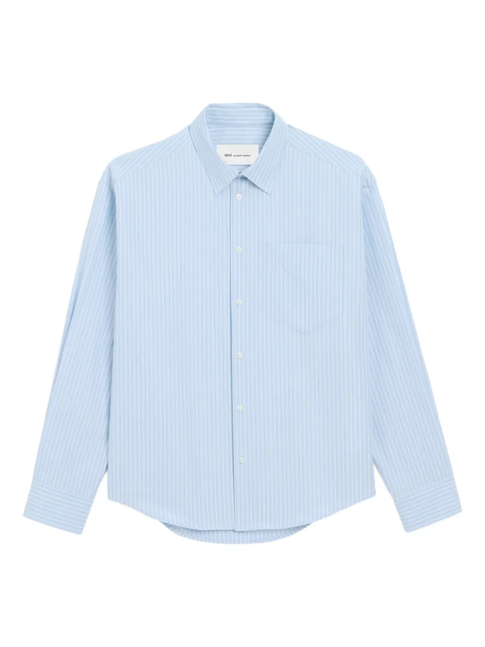 AMI Paris striped long-sleeve shirt - Blau