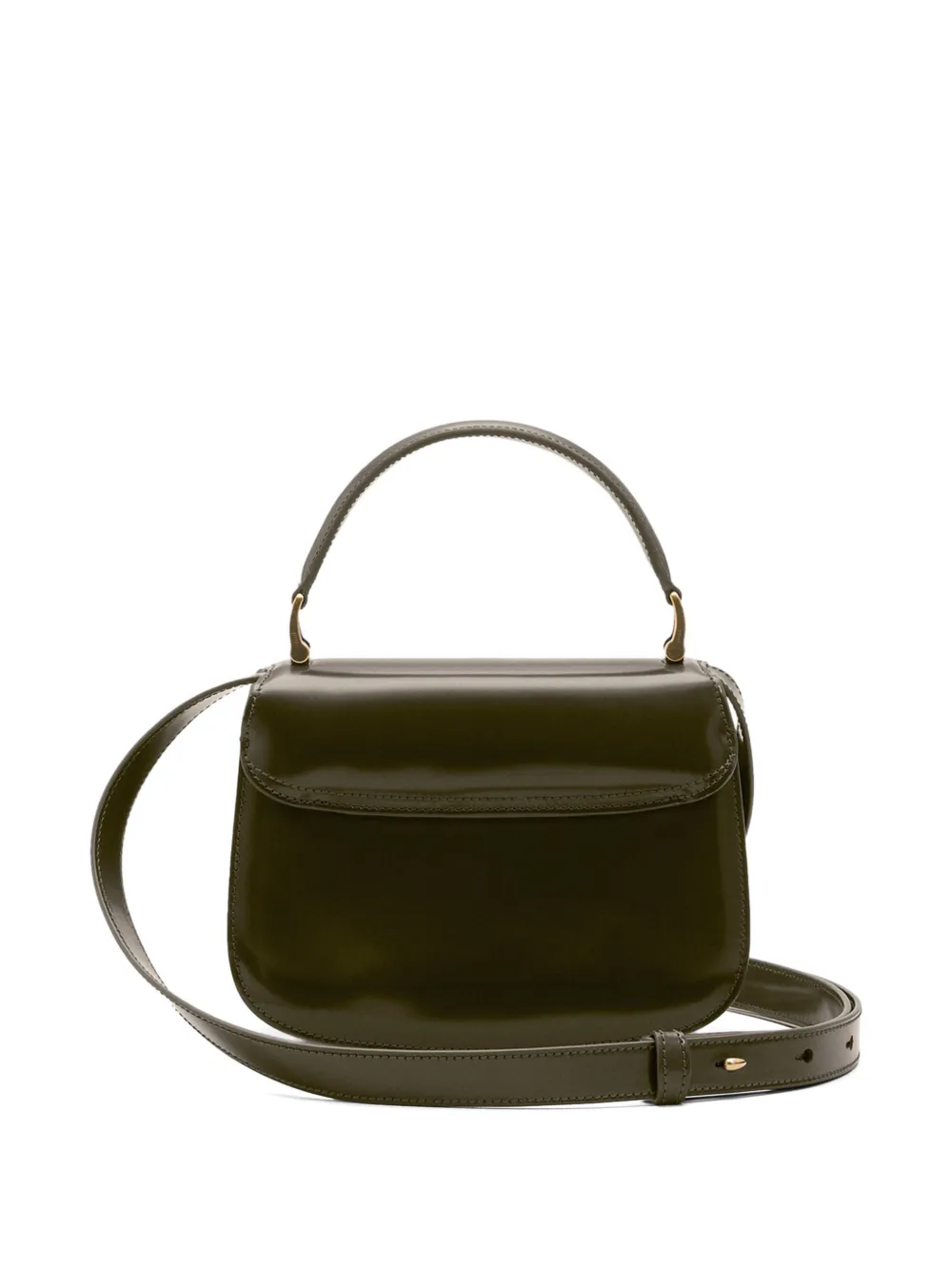 AMI Paris shopper met logodetail Groen