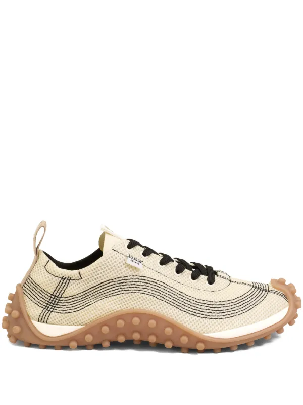 Ami Paris Mesh Mirage Sneakers in Neutrals