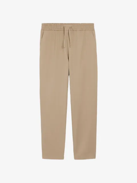 AMI Paris cotton elasticated waist trousers