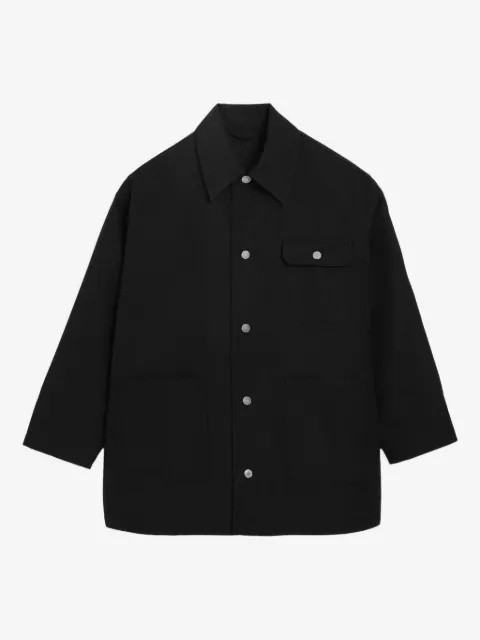 AMI Paris buttoned wool worker jacket