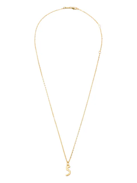 AMI Paris number-pendant necklace