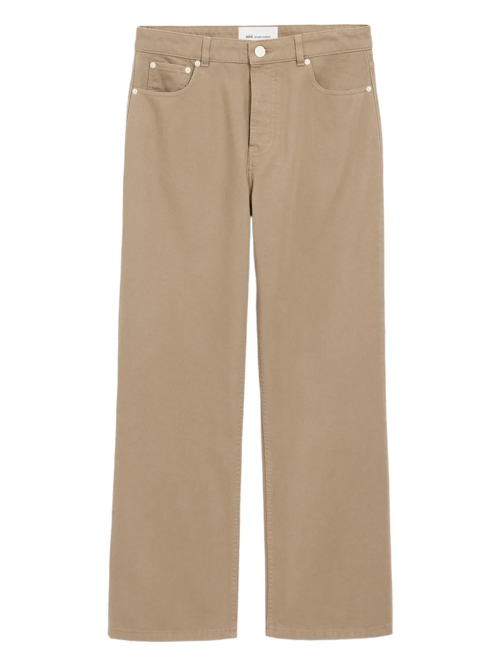 AMI Paris Lockere Five-Pocket-Jeans - Nude