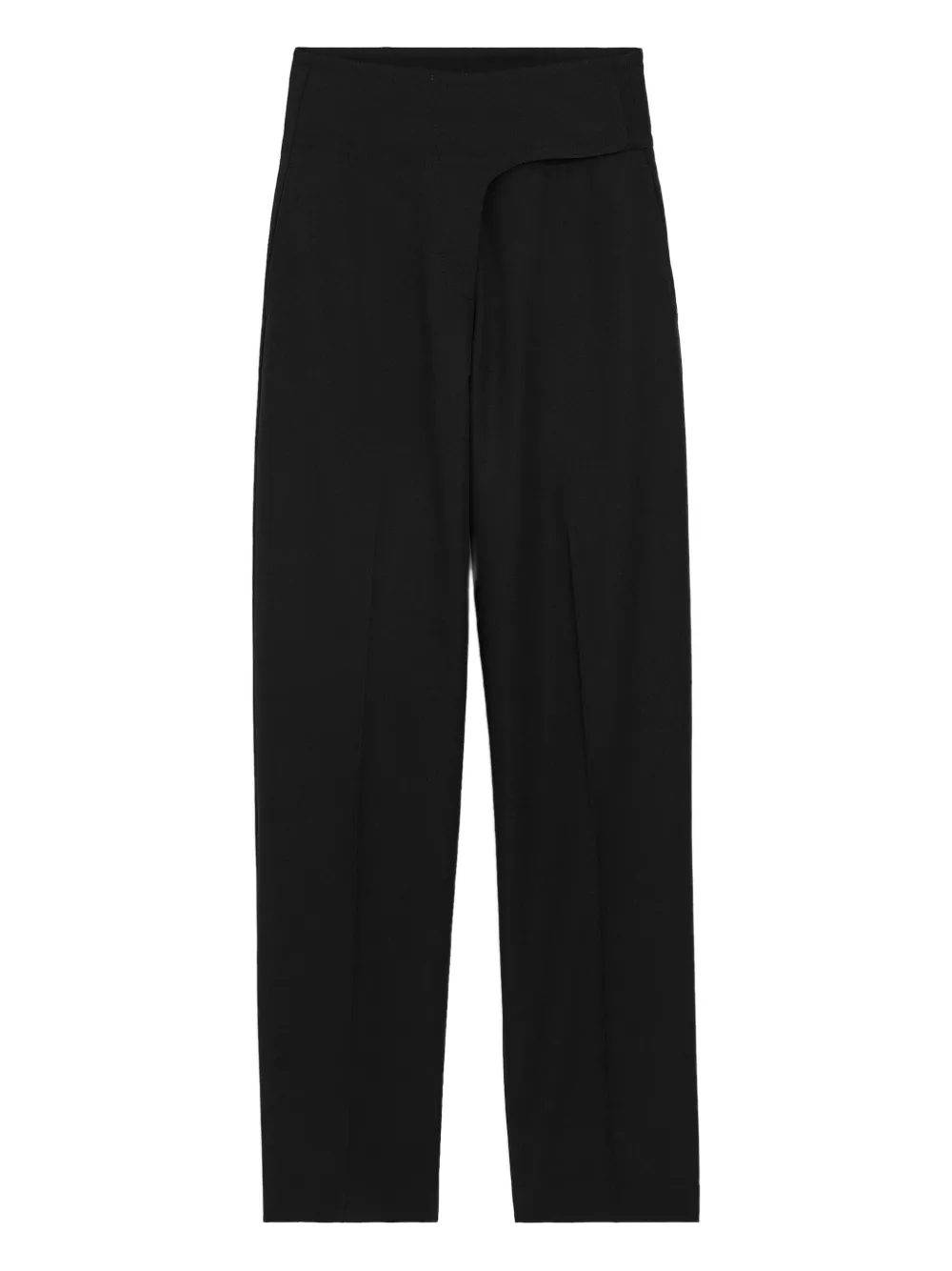 AMI Paris belted tailored trousers - Nero