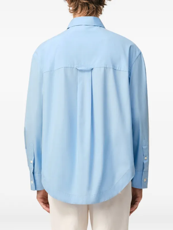 AMI Paris Oversize Ami De Coeur Shirt | Blue | FARFETCH