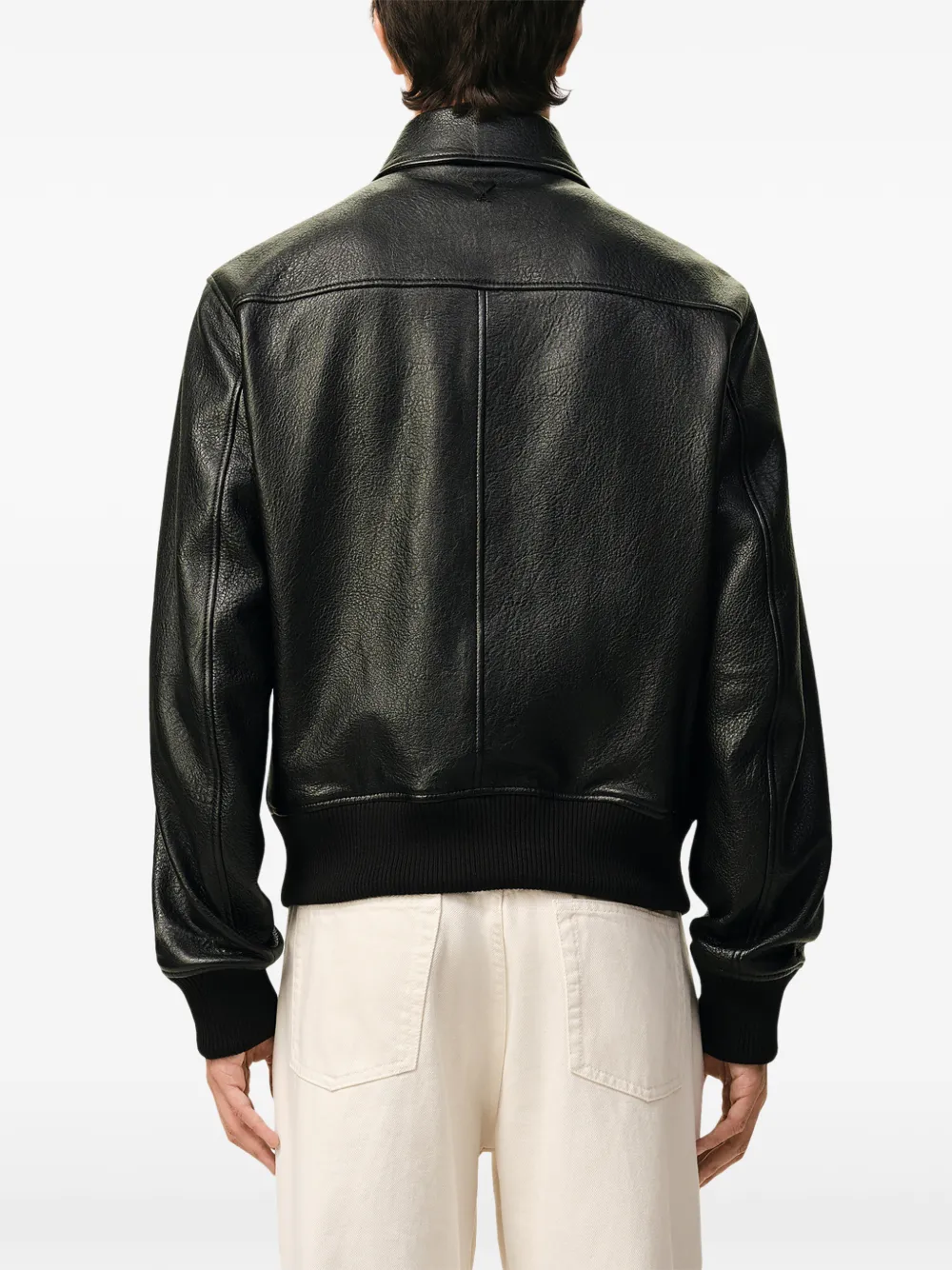 AMI Paris Jack met rits Zwart